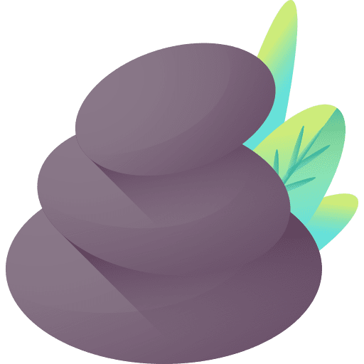 Spa stone wellness spa icon Spa stone wellness spa icon