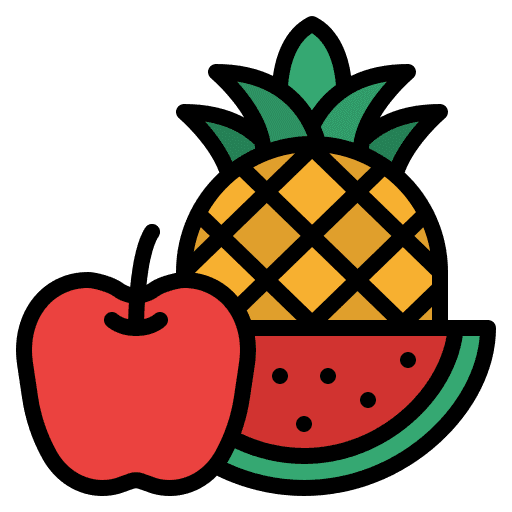 Fruits supermarket agriculture healthy food icon