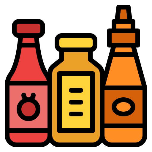 Sauces sauces ketchup tomato icon