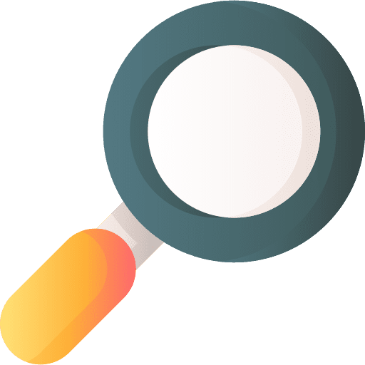 Magnifying glass investigation find lens icon Magnifying glass investigation find lens icon