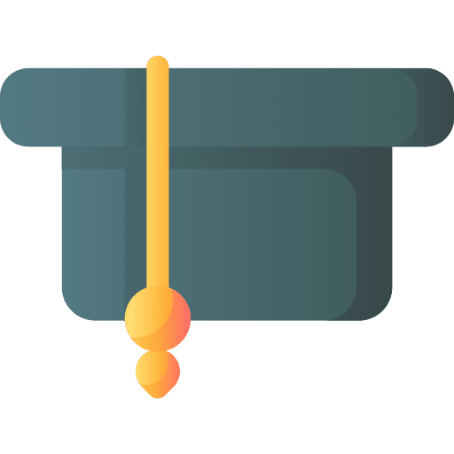 Mortarboard university college education icon Mortarboard university college education icon