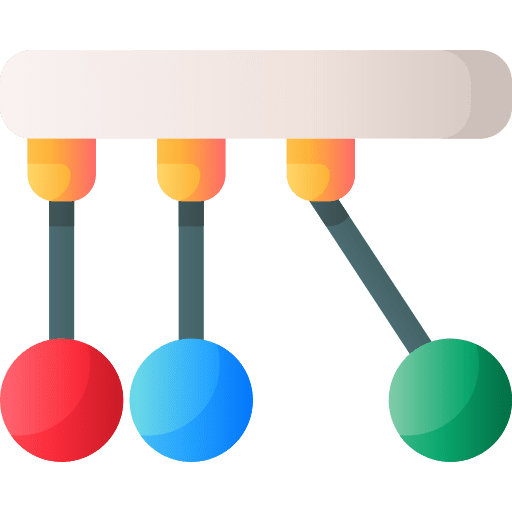 Newtons cradle education pendulum chemistry icon Newtons cradle education pendulum chemistry icon