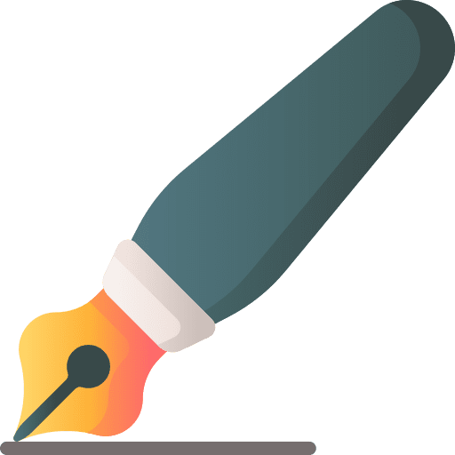 Pen tools and utensils ui education icon Pen tools and utensils ui education icon