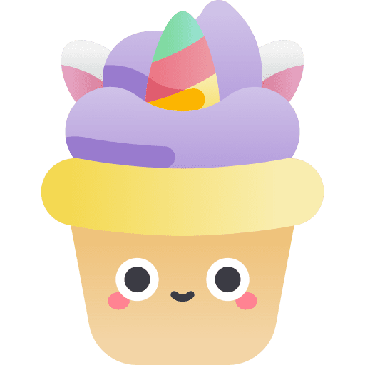 Ice cream unicorn ice cream sweet icon Ice cream unicorn ice cream sweet icon
