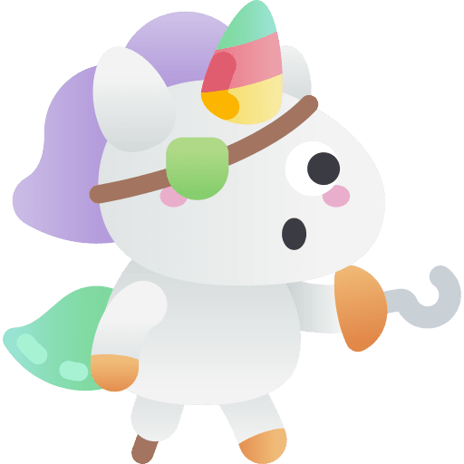 Pirate smileys folklore unicorn icon Pirate smileys folklore unicorn icon