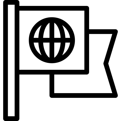 Flag nation earth grid flags icon