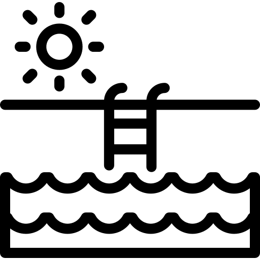 Swimming pool holidays water sport water icon