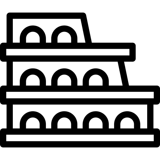 Colosseum building landmark italy icon Colosseum building landmark italy icon