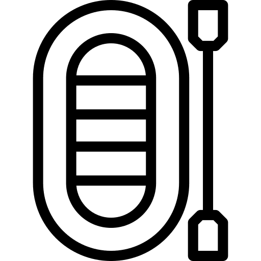 Boat inflatable boat transportation icon Boat inflatable boat transportation icon