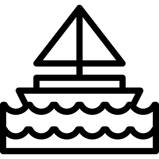 Boat transport travel water icon Boat transport travel water icon