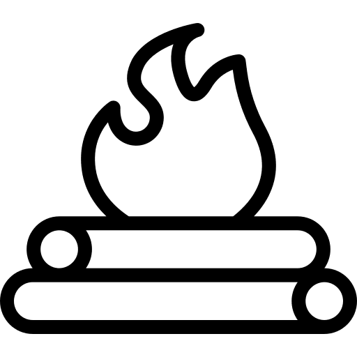 Bonfire trunk bonfire campfire icon Bonfire trunk bonfire campfire icon