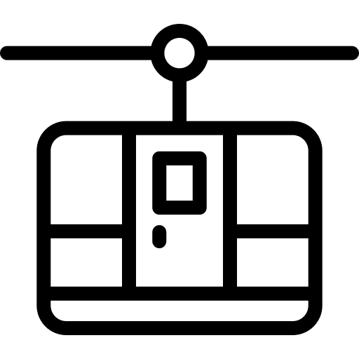 Cable car transportation transport cable car icon Cable car transportation transport cable car icon