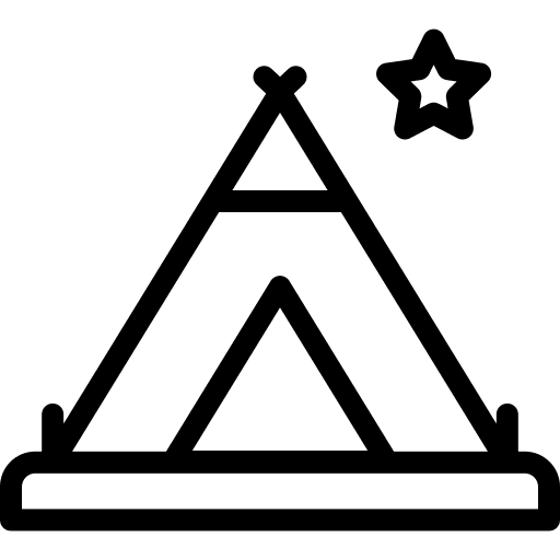 Tent equipment tent night icon Tent equipment tent night icon