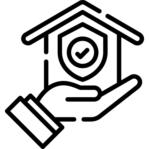 Home insurance home insurance architecture check icon