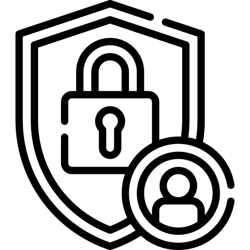 User protection protected user protection interface icon