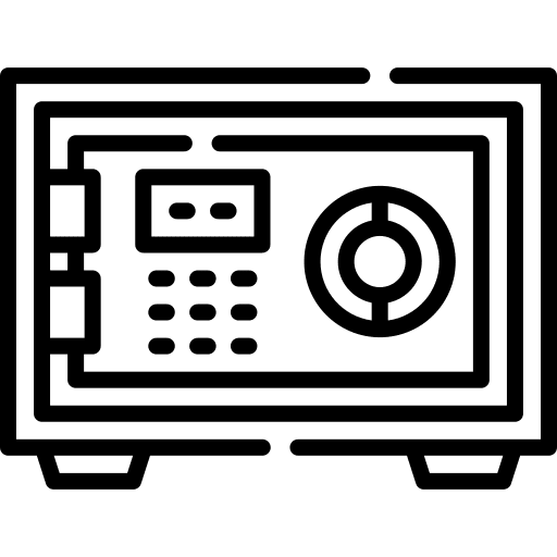 Safe box safe box locker money icon Safe box safe box locker money icon