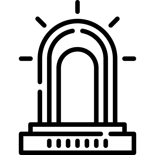 Siren emergency urgent alarm icon Siren emergency urgent alarm icon