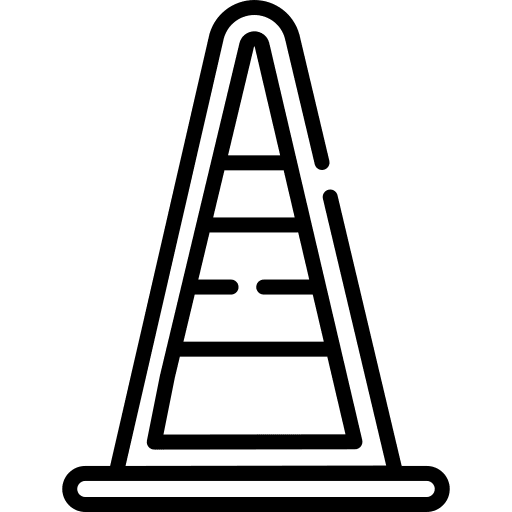 Traffic cone bollards urban cone icon Traffic cone bollards urban cone icon