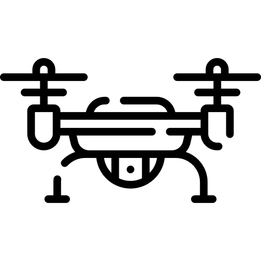 Drone technology internet of things electronic device icon Drone technology internet of things electronic device icon