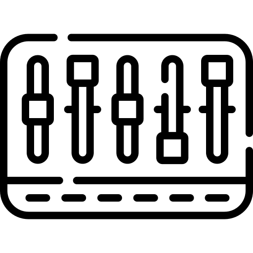 Equalizer dj mixer equalizer music player icon Equalizer dj mixer equalizer music player icon