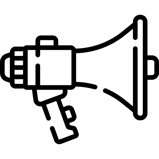 Megaphone advertising mega loud icon Megaphone advertising mega loud icon