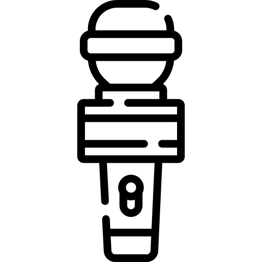 Microphone voice recording vintage sound icon Microphone voice recording vintage sound icon