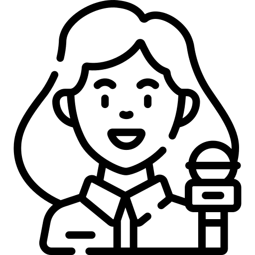 News report information journalist user icon News report information journalist user icon