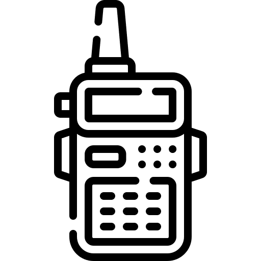 Walkie walkie talkie radio electronics icon Walkie walkie talkie radio electronics icon