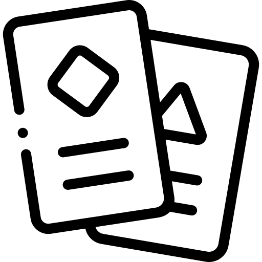 Card game playing cards entertainment game icon