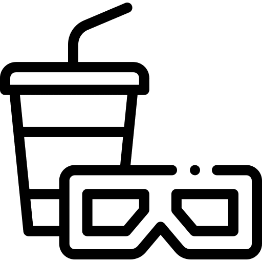 Cinema 3d glasses cinema entertainment icon Cinema 3d glasses cinema entertainment icon