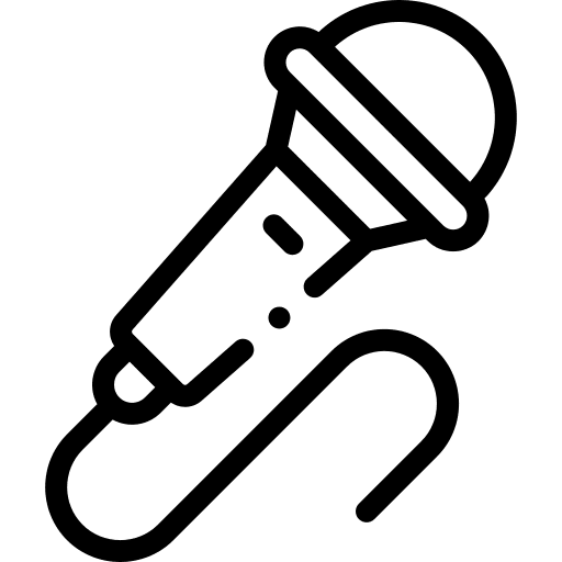 Singing audio sing recording icon