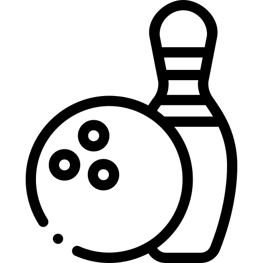 Bowling bowling ball hobbies and free time entertainment icon Bowling bowling ball hobbies and free time entertainment icon