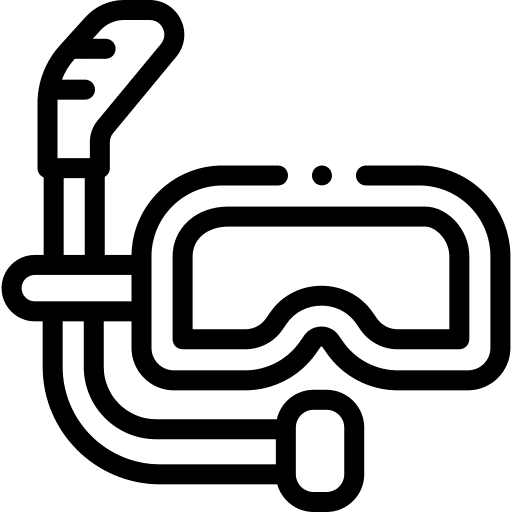 Diving goggles diving mask snorkel adventure sports icon Diving goggles diving mask snorkel adventure sports icon