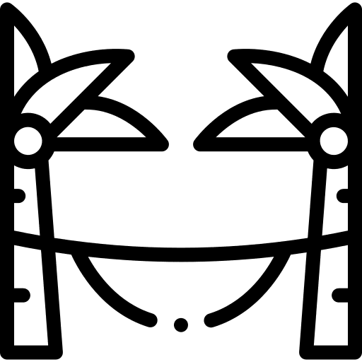 Hammock beach tropical hammock icon Hammock beach tropical hammock icon