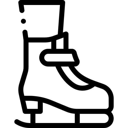 Ice skate footwear ice sports leisure icon Ice skate footwear ice sports leisure icon