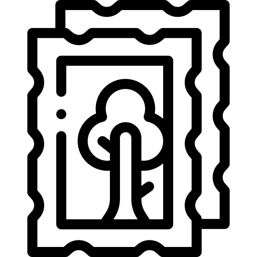 Stamp collecting post collection postcard icon Stamp collecting post collection postcard icon