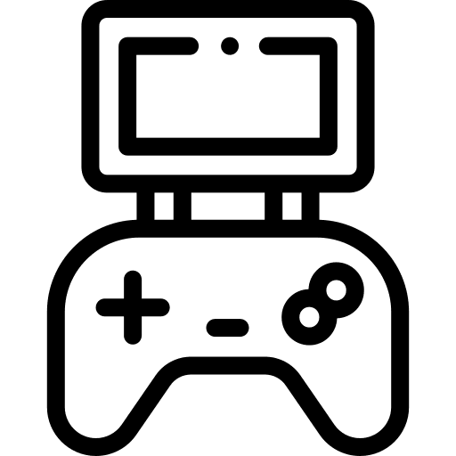 Video game games gamer game console icon Video game games gamer game console icon