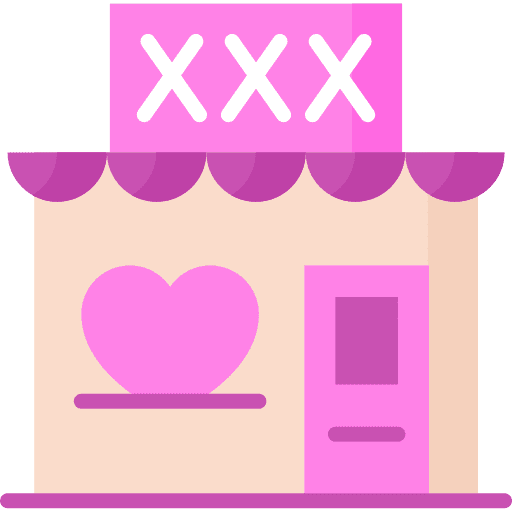 Sex shop shop city building icon Sex shop shop city building icon