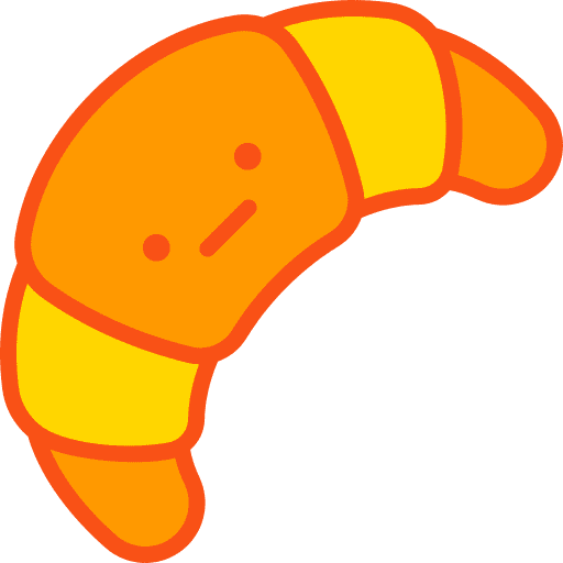 Croissant sweet pastry french icon Croissant sweet pastry french icon