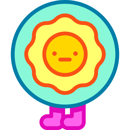 Fried egg food and restaurant dish fried egg icon