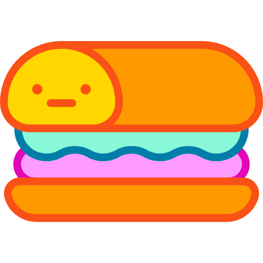 Sandwich bread junk food food and restaurant icon Sandwich bread junk food food and restaurant icon