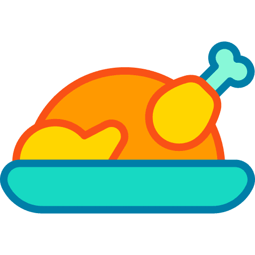 Turkey roasted turkey dish meat icon Turkey roasted turkey dish meat icon