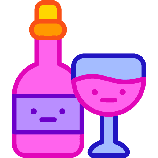 Wine drinks wine glass icon Wine drinks wine glass icon