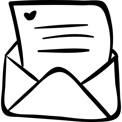 Love letter letter confession love letter icon