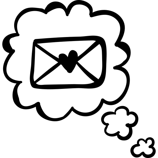 Letter message thought other icon