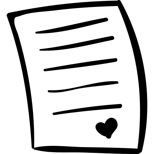 Love letter message love letter letter icon