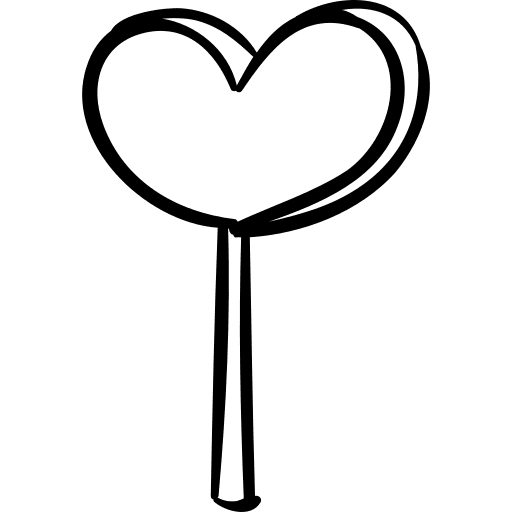 Sweet heart other lollipop icon