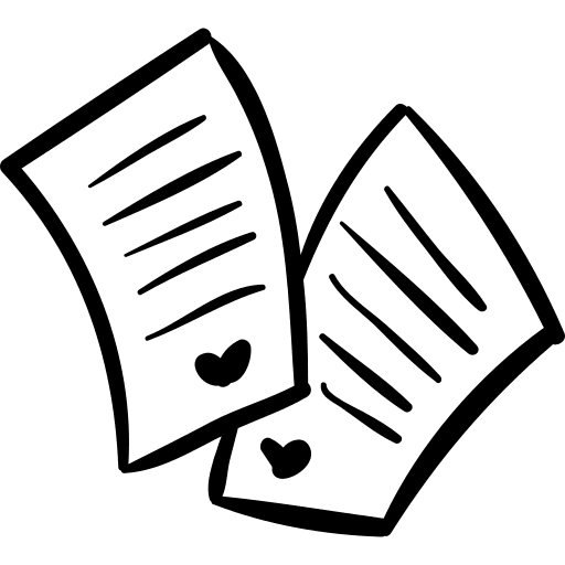 Love letters romance love letters romantic icon