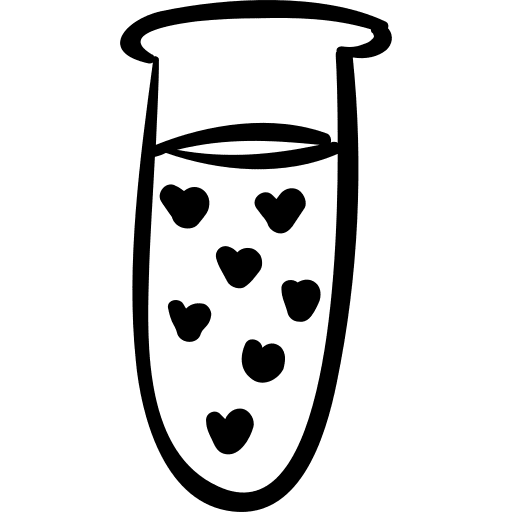 Love potion signs romantic love potion icon