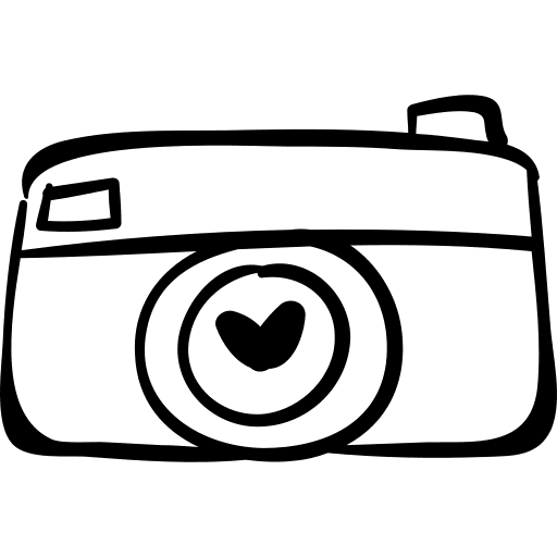 Photography signs romantic photography icon